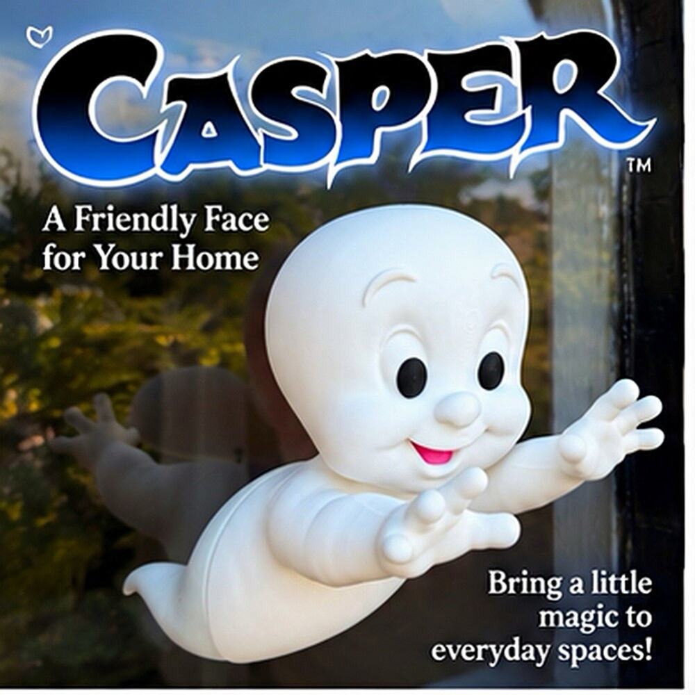 Casper Friendly Ghost Lighted Window Figure w/ Suction Mount Halloween Decor